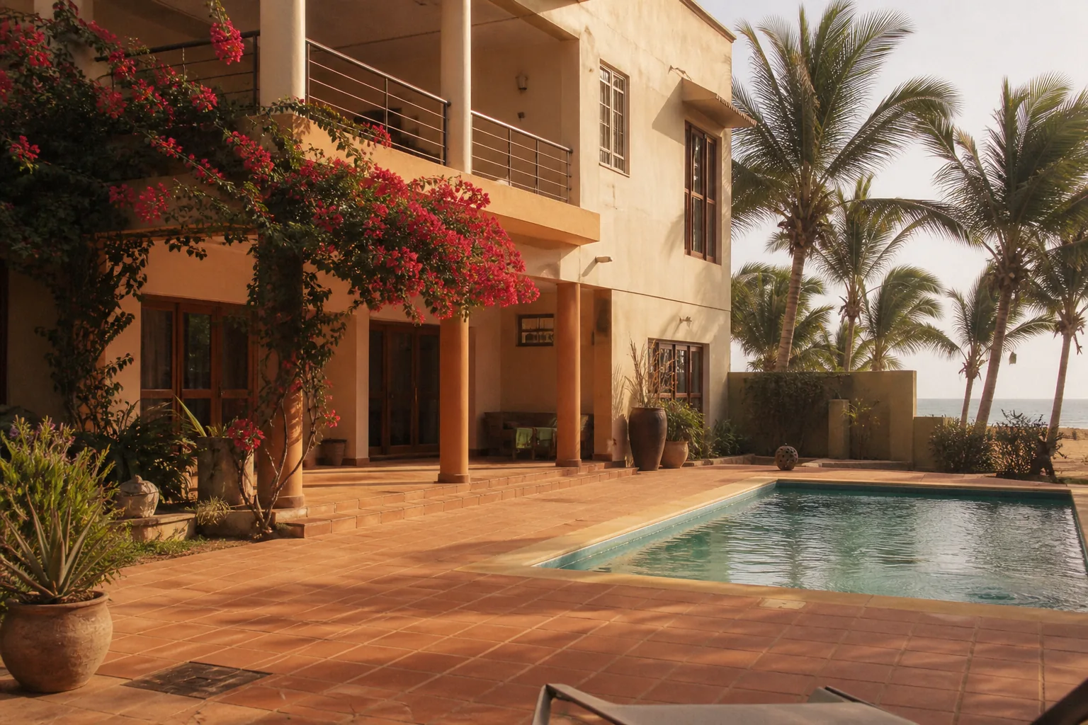 Villa avec piscine au Sénégal