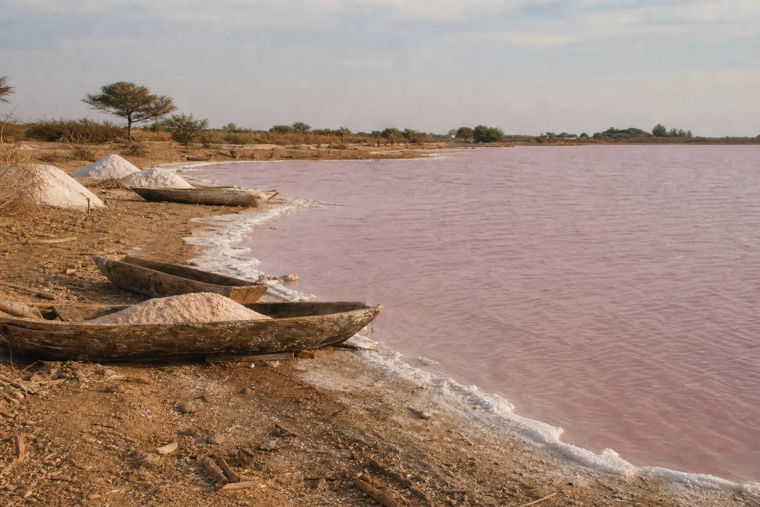 Lac Rose près de Dakar